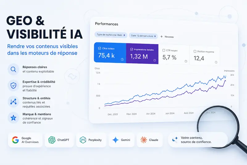 Search Console GEO et IA